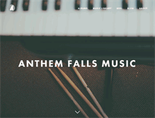 Tablet Screenshot of anthemfallsmusic.com